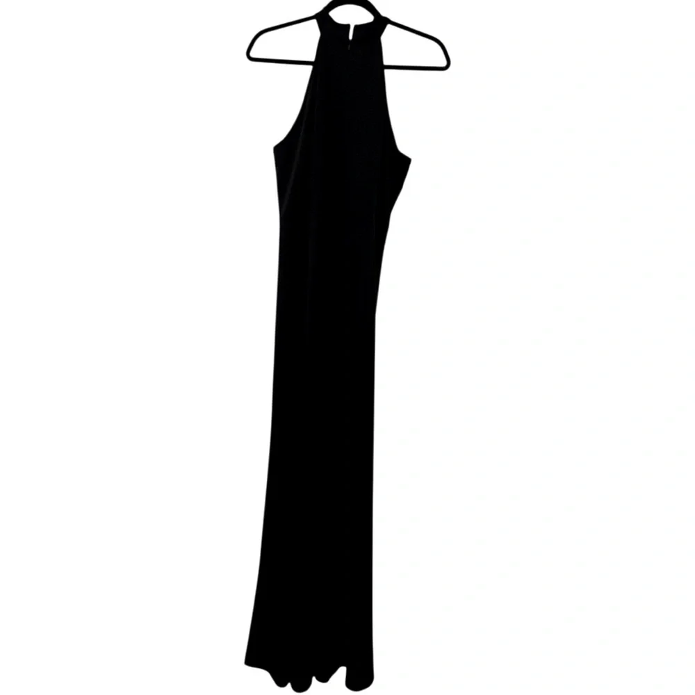 🆕Women's Elegant Halter Neck Sleeveless Mermaid Long Evening Dress - Picture 5 of 14